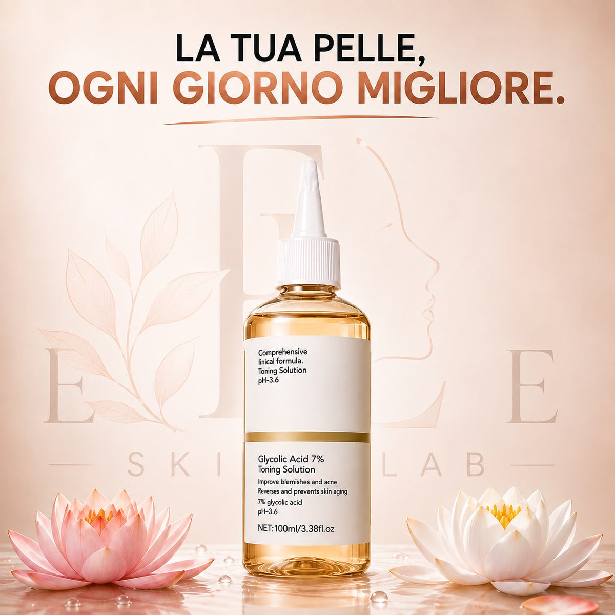 DermaGlyc 7™ Soluzione Tonificante all'Acido Glicolico 7%